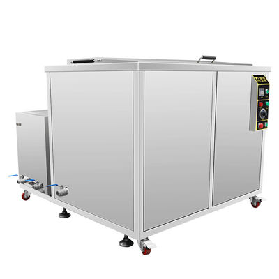 Pulitore ultrasonico di industriale delle componenti del motore con il sistema del filtro dell'olio