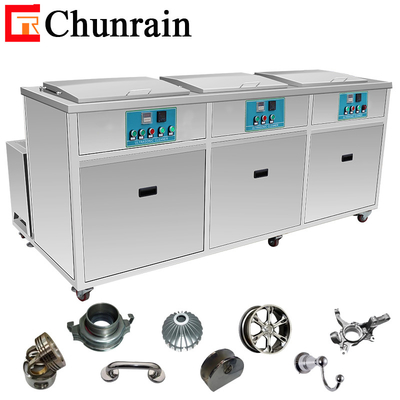 Pulizzatore ad ultrasuoni industriale Bagno Potenza Tempo Temperatura Sciacquare asciutto Olio di muffa di metallo Rust Clean CR-3096GH 175L