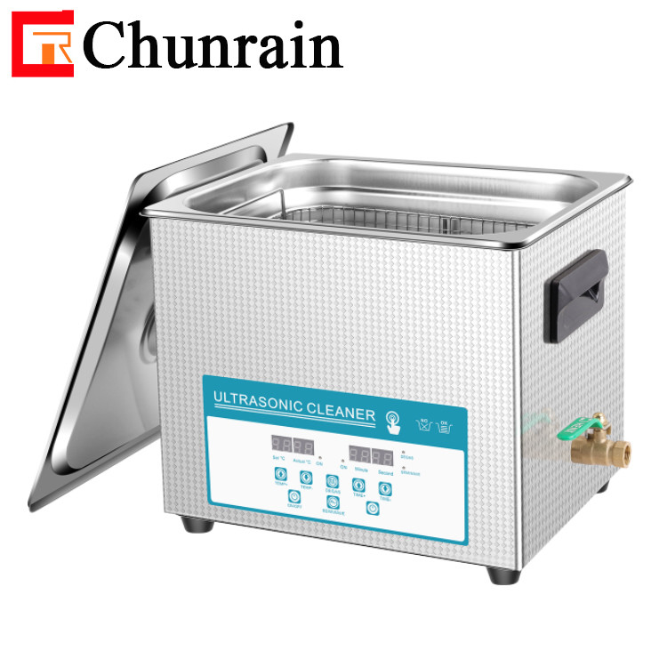 CR-040S 10L macchina di pulizia ad ultrasuoni con Degas semiaonda per la pulizia di parti di hardware