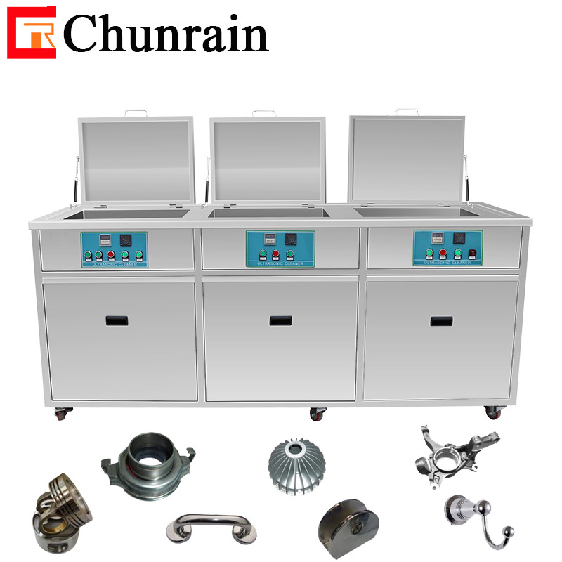 Pulizzatore ad ultrasuoni industriale Bagno Potenza Tempo Temperatura Sciacquare asciutto Olio di muffa di metallo Rust Clean CR-3096GH 175L