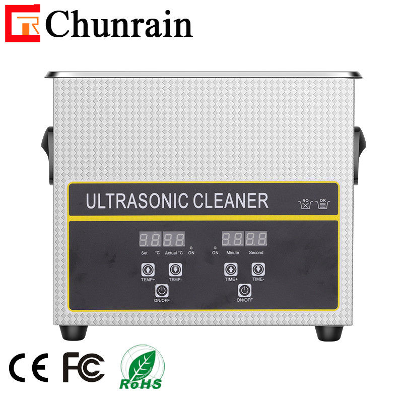 Il piccolo pulitore ultrasonico di 3.2Liters 120W Digital per il FCC dentario delle parti ha elencato