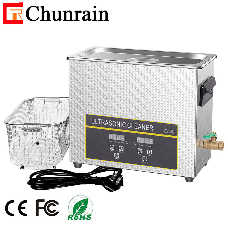 Pulitore ultrasonico del FCC 6.5L 40KHZ Digital per le parti dello strumento della muffa di rimozione dell'olio