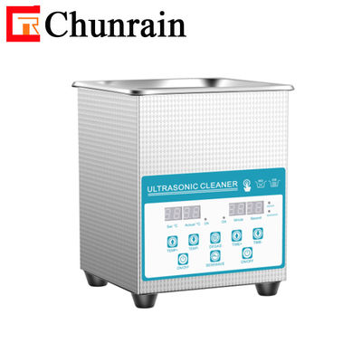 CR-010S 2L 60W Professional Desktop Digital Ultrasonic Cleaner con riscaldatore e Degas e Semiwave per laboratorio dentale