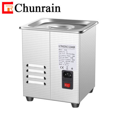 CR-010S 2L 60W Professional Desktop Digital Ultrasonic Cleaner con riscaldatore e Degas e Semiwave per laboratorio dentale