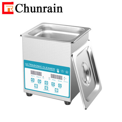 CR-010S 2L 60W Professional Desktop Digital Ultrasonic Cleaner con riscaldatore e Degas e Semiwave per laboratorio dentale