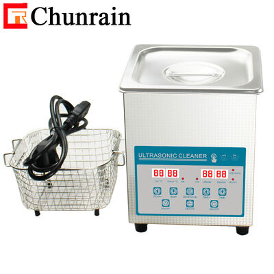 CR-010S 2L 60W Professional Desktop Digital Ultrasonic Cleaner con riscaldatore e Degas e Semiwave per laboratorio dentale